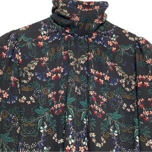 Veronica M Turtleneck Blouse with Tie Sleeves